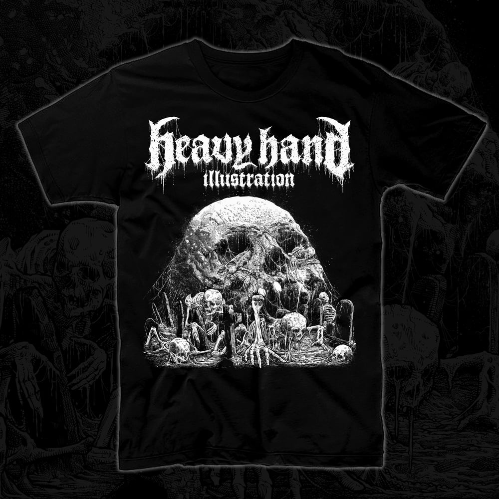 Image of Graveyard T-Shirt (White Print)