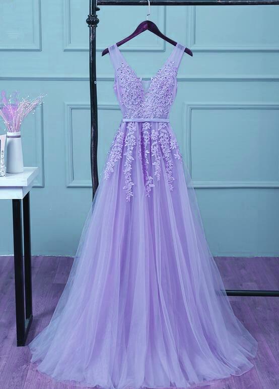 purple tulle bridesmaid dresses