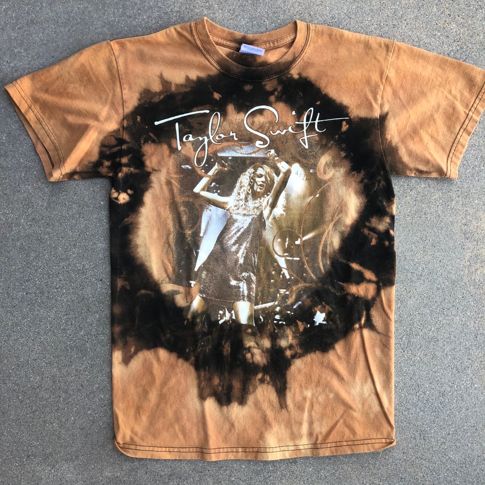 Image of Custom Bleached Taylor Swift Tour Tee