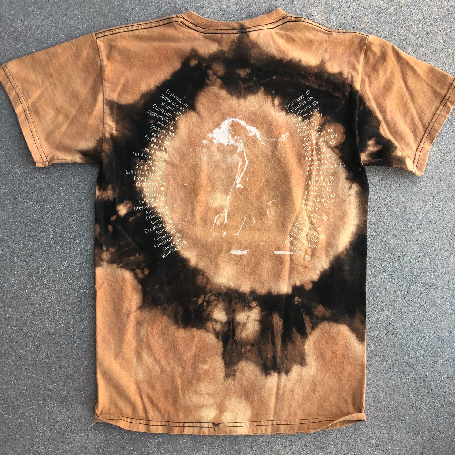 Image of Custom Bleached Taylor Swift Tour Tee