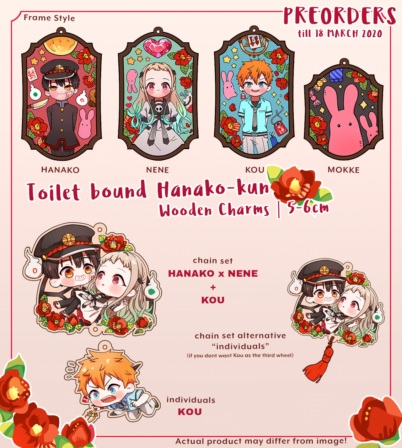 Image of 【PREORDERS】Toilet Bound Hanako-kun 【Keychains】