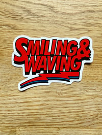 Image 1 of Smiling & Waving Vinyl Sticker