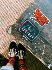 Image 2 of Smiling & Waving Vinyl Sticker