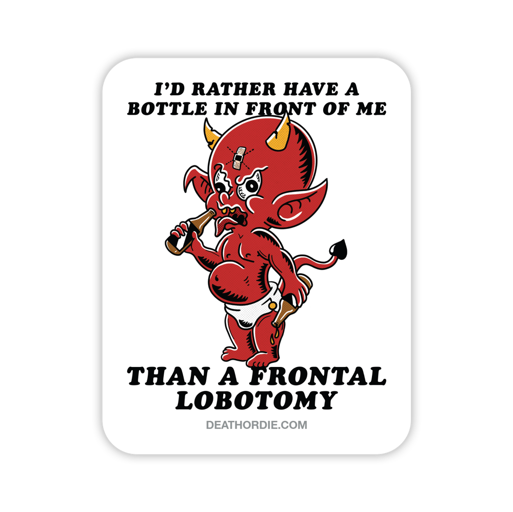 Bottle > Lobotomy Sticker