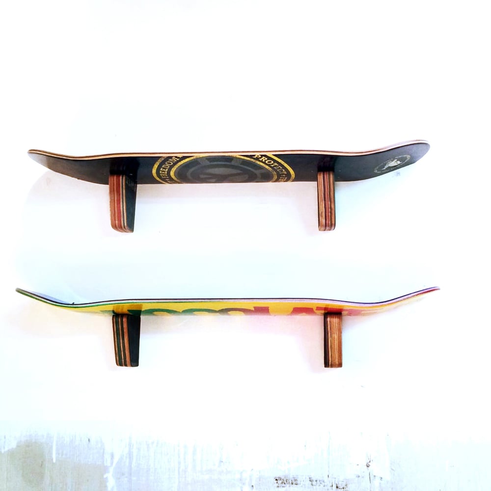 Image of WallRide SkateShelf - Skateboard Wall Shelf - Set of (2) Two 