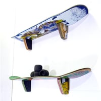 Image 3 of WallRide SkateShelf - Skateboard Wall Shelf - Set of (2) Two 