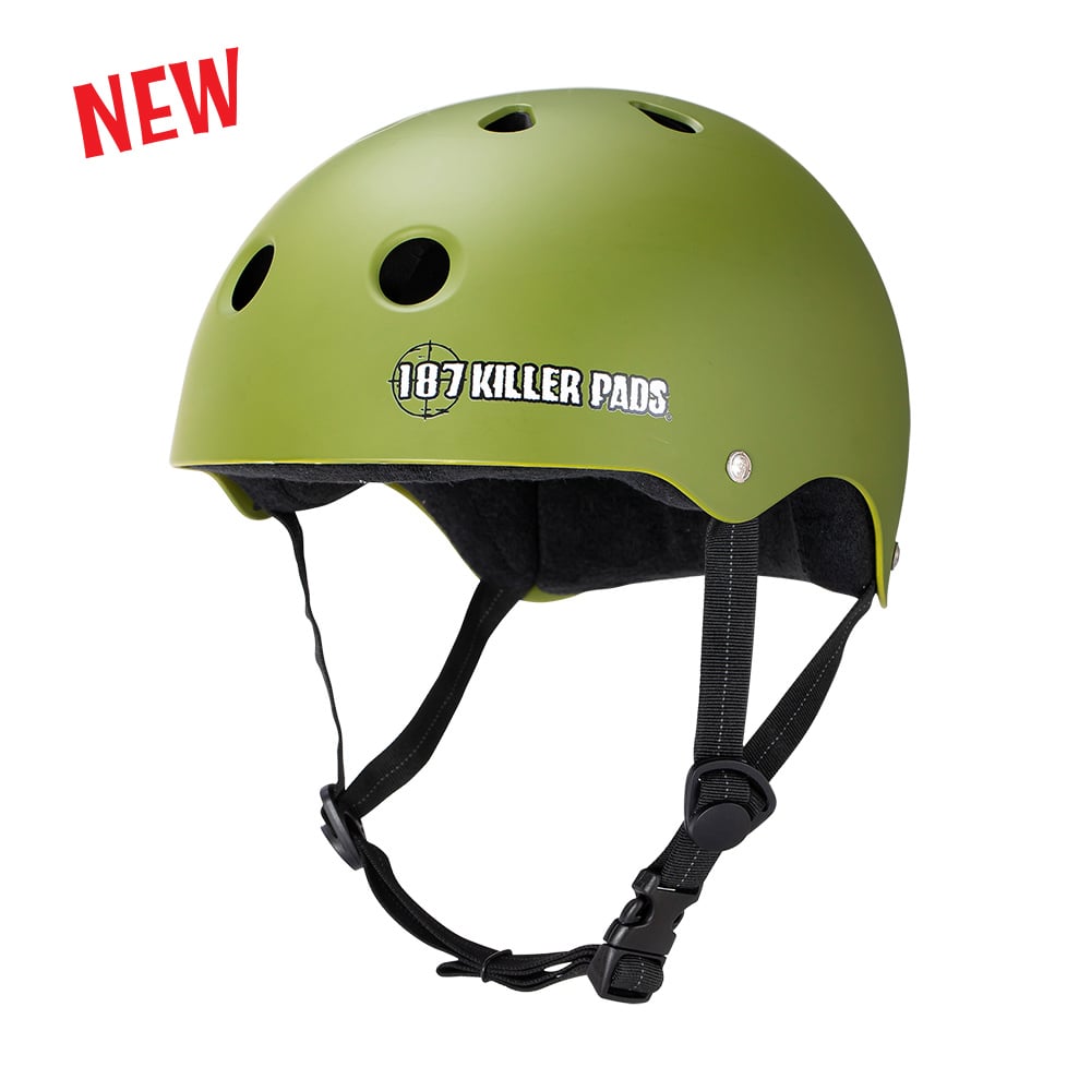 Size XL,Charcoal Matte 187 Killer Pads Pro Skate Helmet w//Sweatsaver Liner