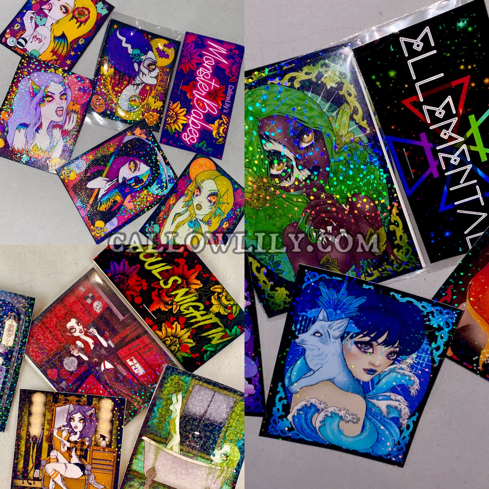 Image of Holographic sticker packs 