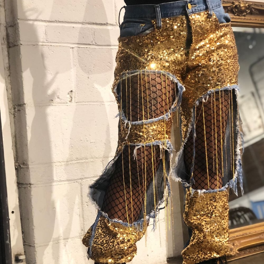 Image of Gold Junk Jeans