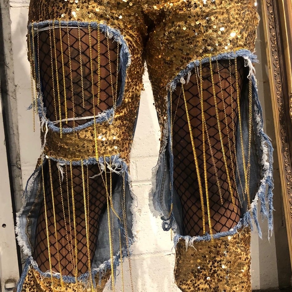 Image of Gold Junk Jeans