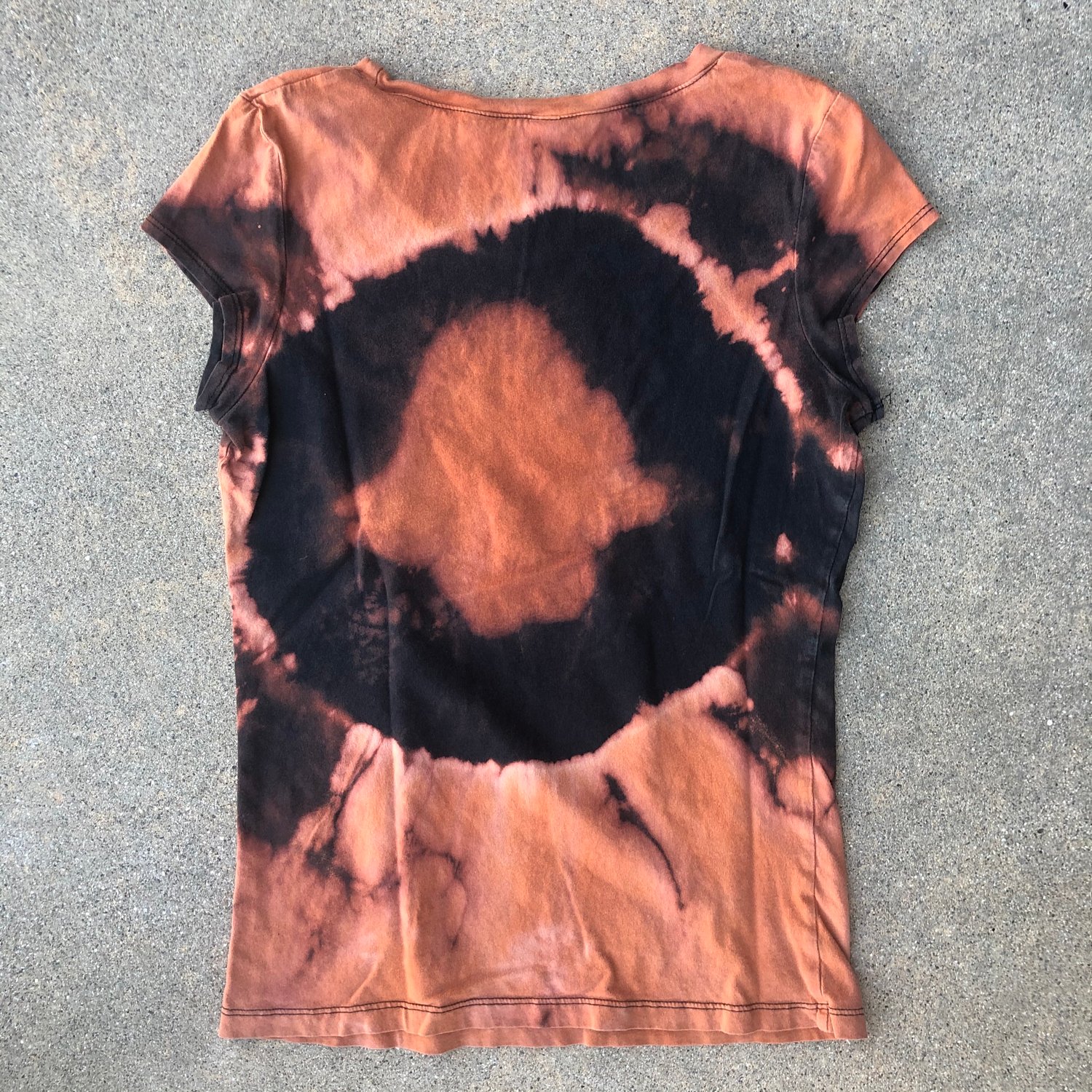 Image of Custom Bleached Six Feet Under Tattoo Parlor Tee 