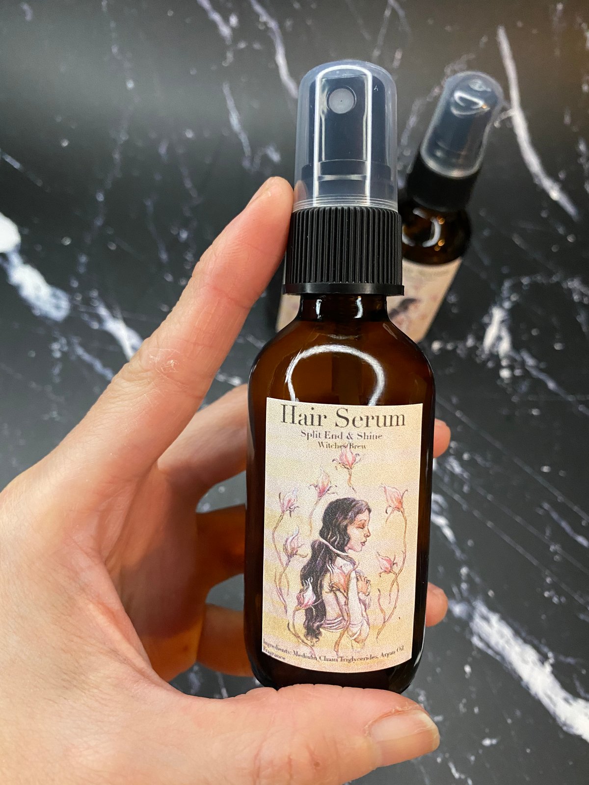 Witches Brew Hair Serum for Split Ends and Shine | sophireaptress