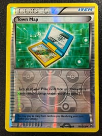 Image 1 of Town Map - XY - BREAKthrough - Reverse Holofoil - Lightly Played
