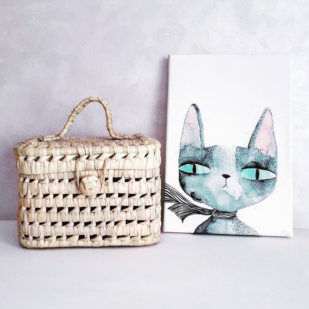 Image of SMALL SUITCASE BASKET