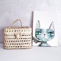 SMALL SUITCASE BASKET