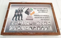 Image 1 of Ireland's 22 Hunger Strikers 1917-1981 Box Frame