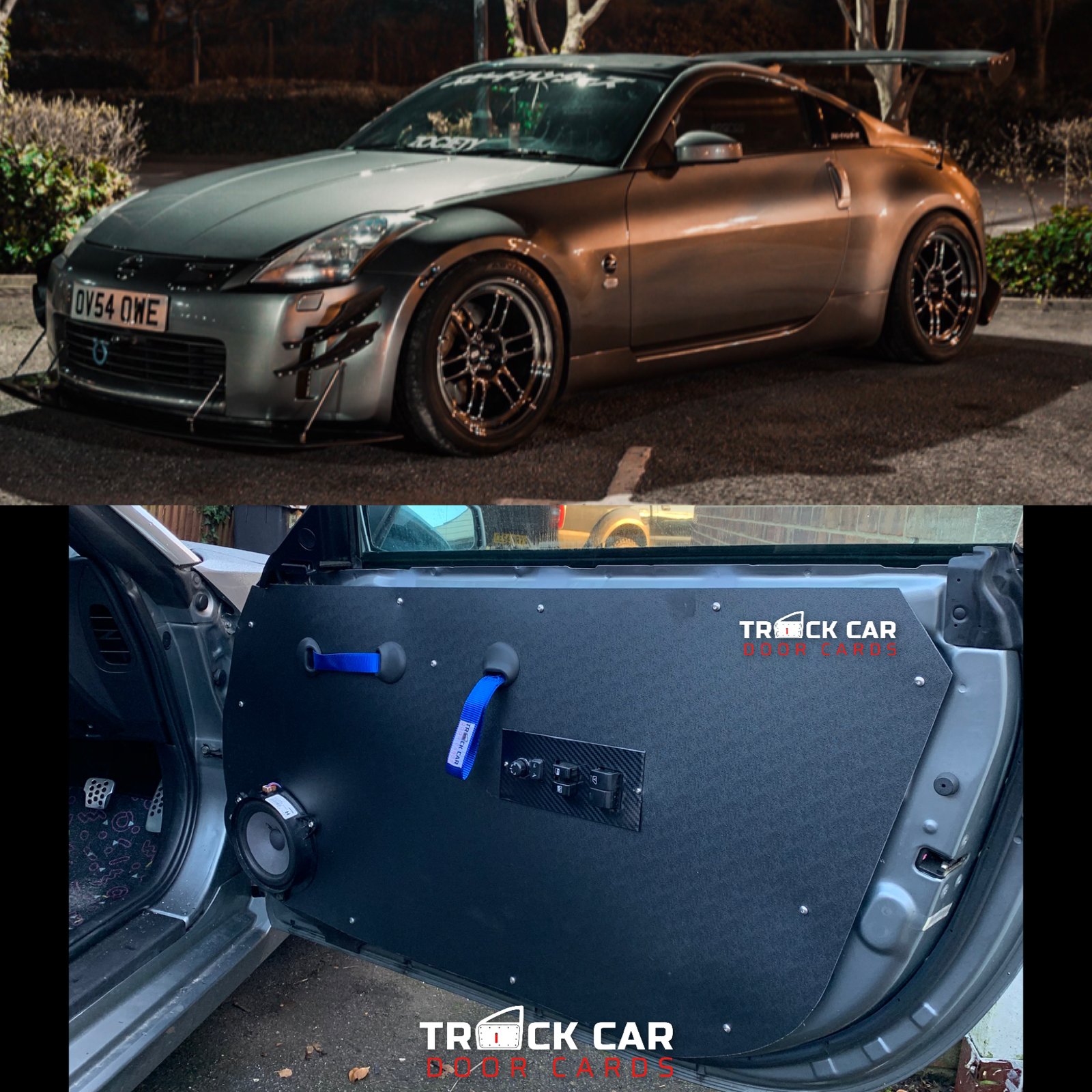 350z door card