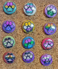 1" Furry Pride Pinback Button