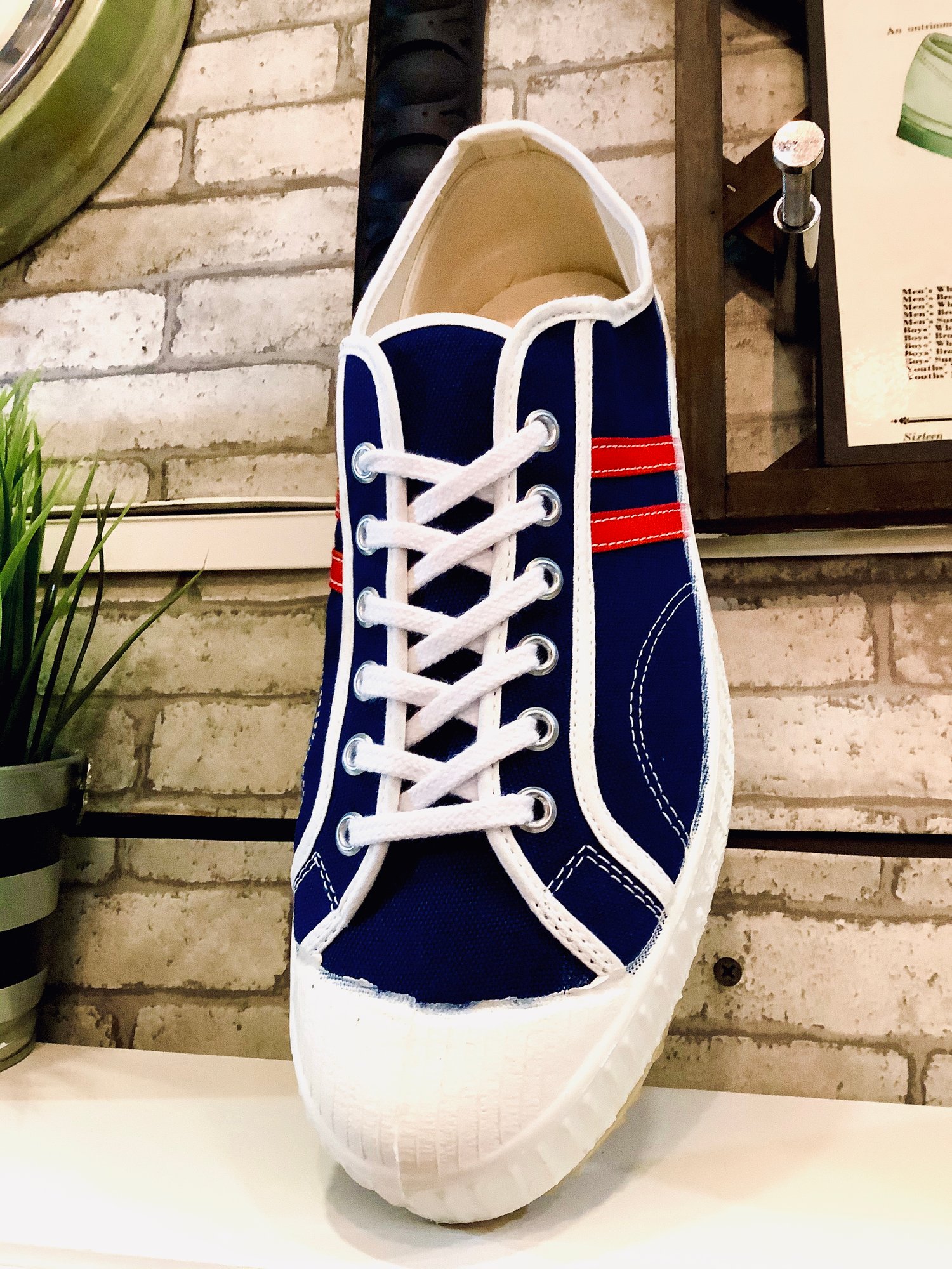 VEGANCRAFT vintage lo top tricolor sneaker shoes made in slovakia ...