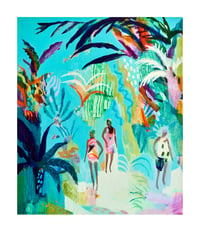 Image 1 of Seaside Jungle Giclee Print