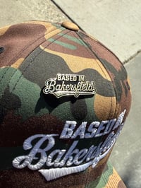 Image 2 of “Based In Bakersfield” Pin - Gold