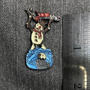 Frosty the Pyro soft enamel pin