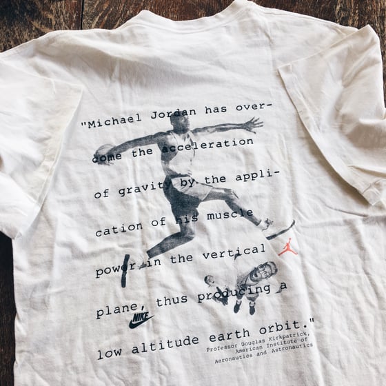 Image of Original Late 80’s Nike Air Jordan “Do You Know?” Tee.