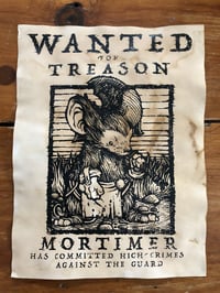 Image 1 of WANTED 'Mortimer' Tea Stained Print