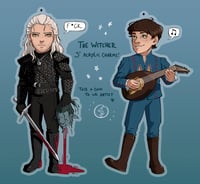 Image 2 of The Witcher Acrylic Charms