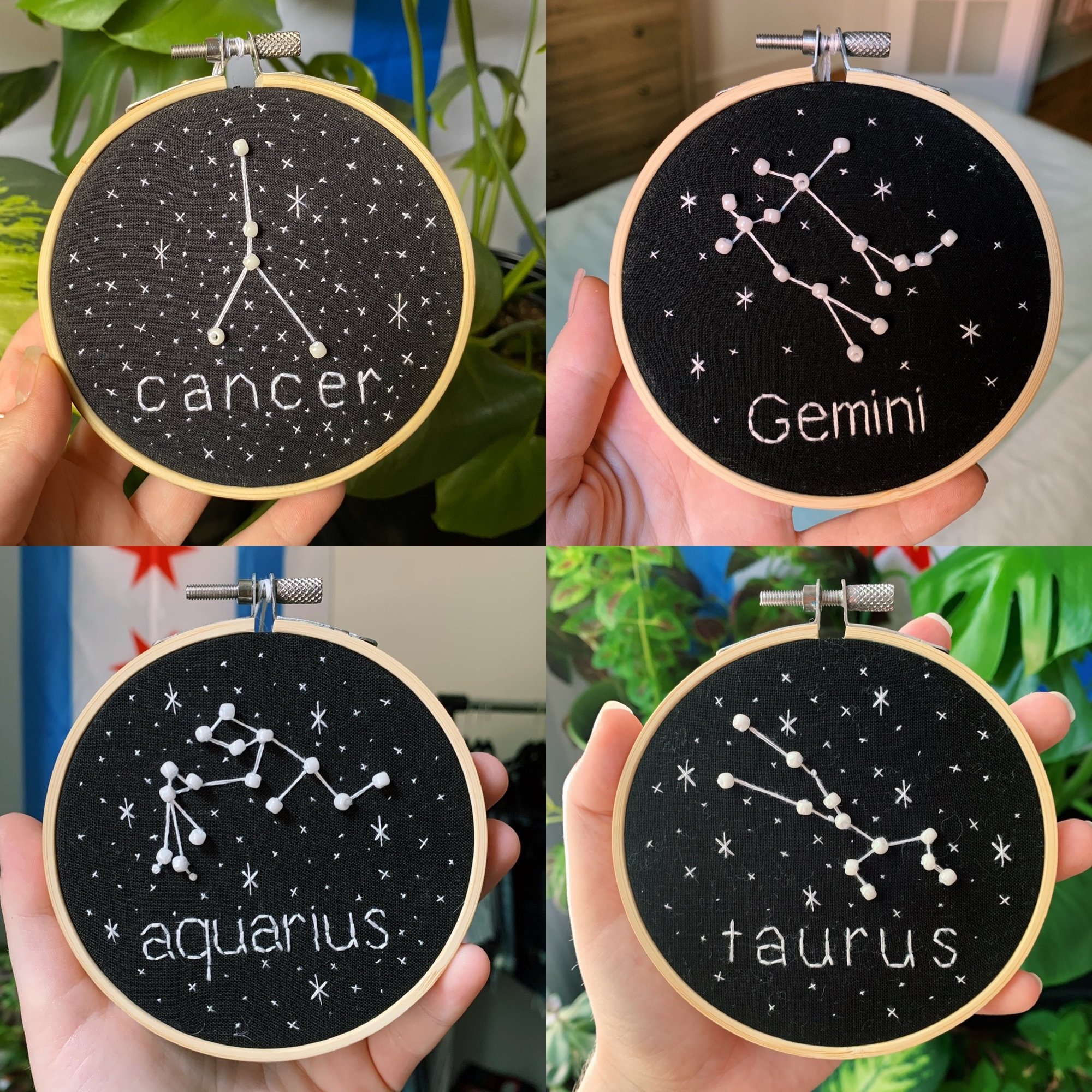 This Zodiac Embroidery Lights Up - Make