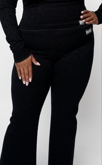 Image 3 of Tease Brand FLXKNT flare leg pants