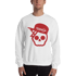 My Skull Is Red & Fuchsia Sweatshirt Image 2