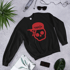 My Skull Is Red & Fuchsia Sweatshirt Image 4