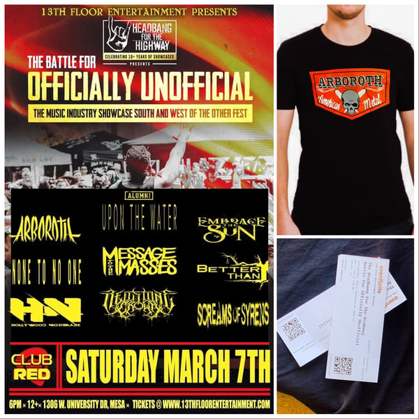 Image of 2 Tickets & T-SHIRT Bundle MAR 7th 2020