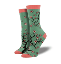 Image 1 of Cherry Blossom Bamboo Socks