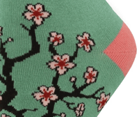 Image 2 of Cherry Blossom Bamboo Socks