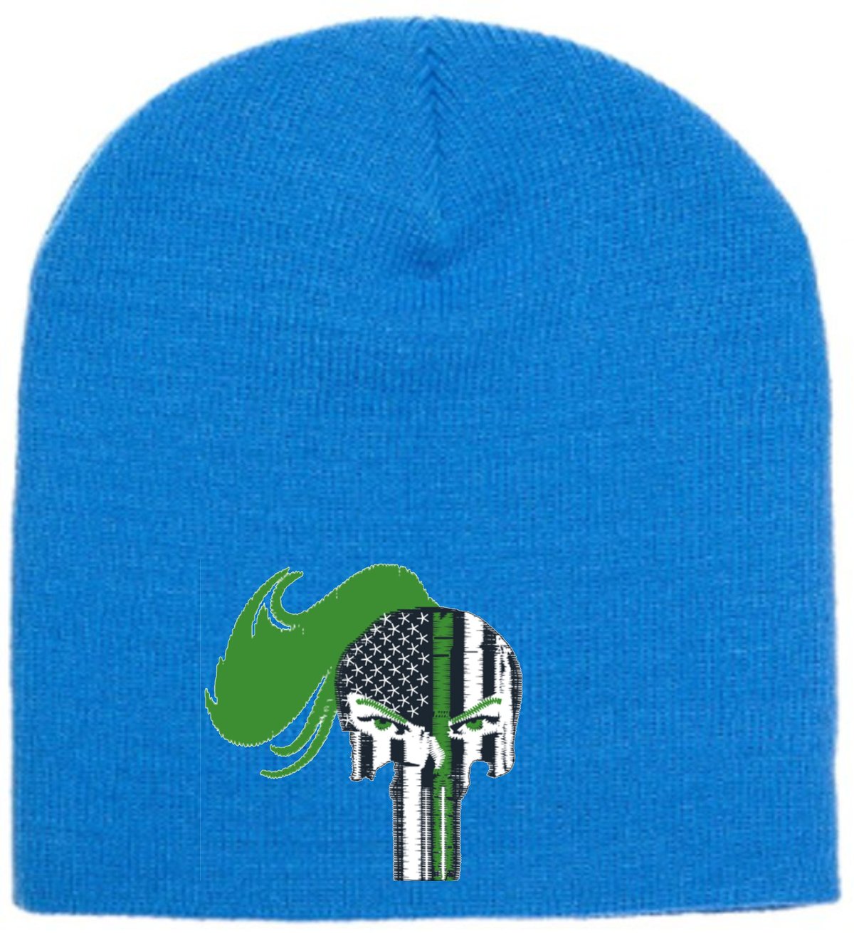 Image of GREEN LINE LADY WARRIOR BEANIES