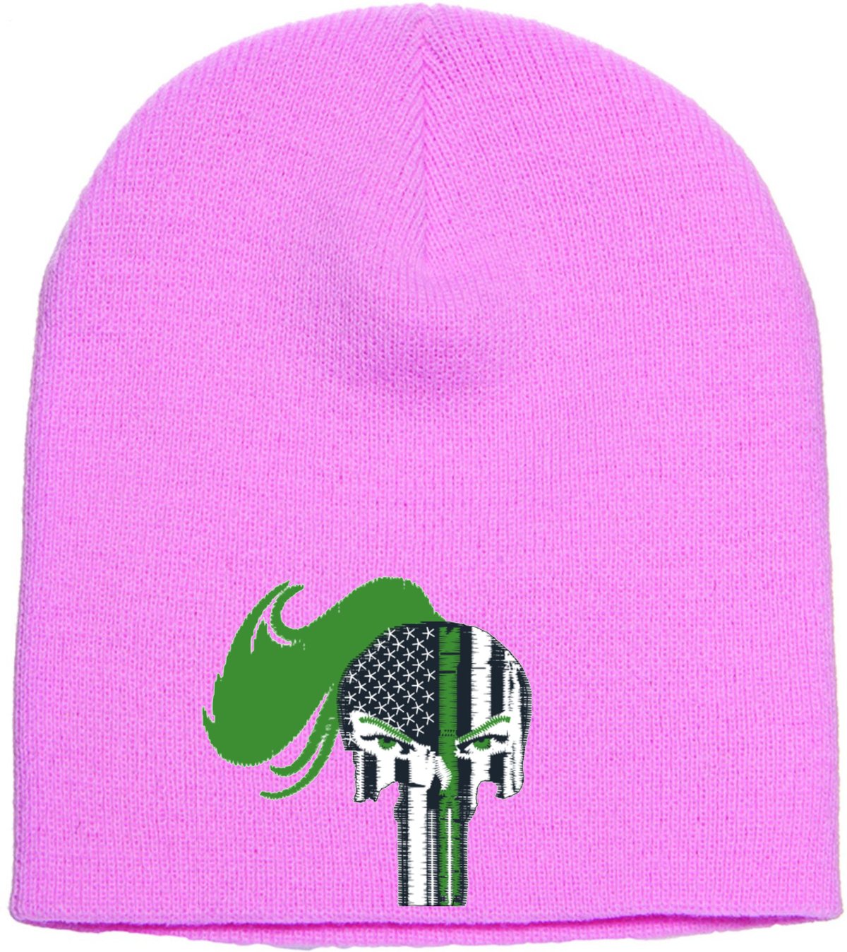 Image of GREEN LINE LADY WARRIOR BEANIES