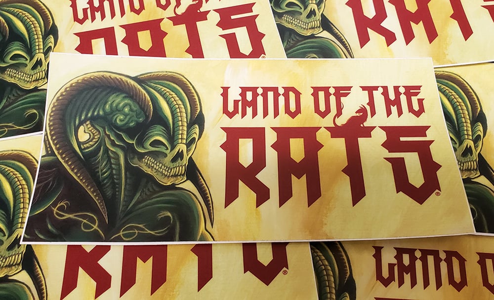 Land of the Rats “Soildweller” bumper sticker