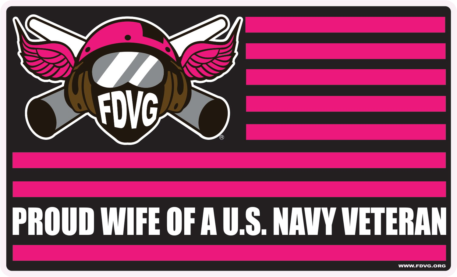 Image of "PROUD WIFE" of a U.S. Navy Veteran