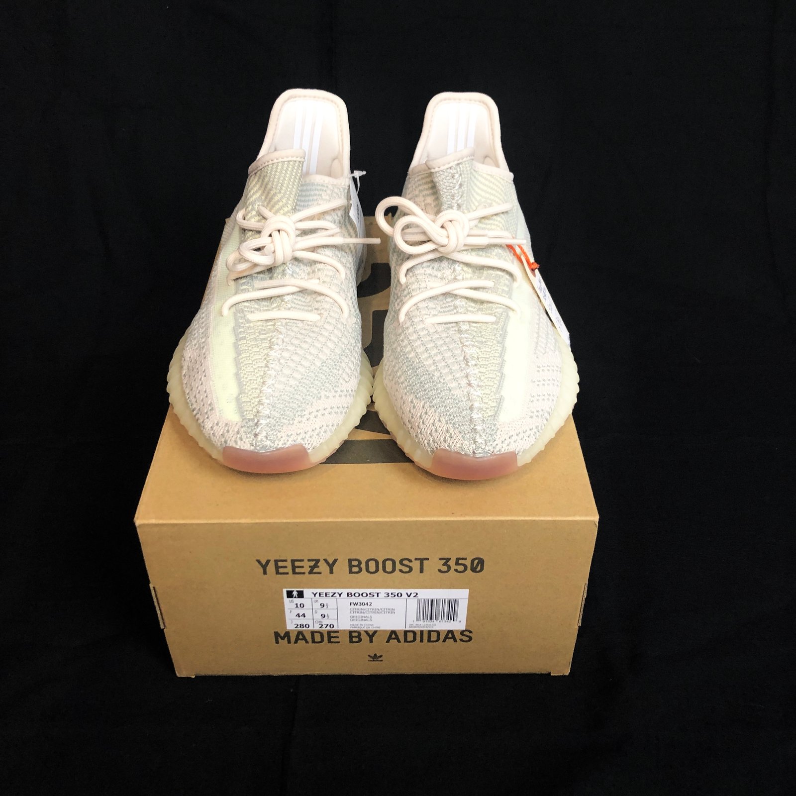 Yeezy Boost 350 V2 Citrin Reflective Bump