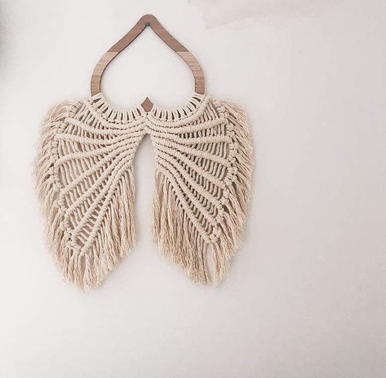 Macrame Angel Wings 