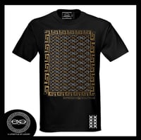 Image 1 of EXPRESSION 06 EVOLUTION ® - Luxury Pattern T Shirt - Gold and Silver