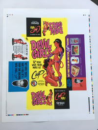 Image 1 of DEVIL GIRLS Model Kit Box Uncut Proof