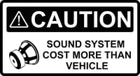 Image 1 of Caution Decal