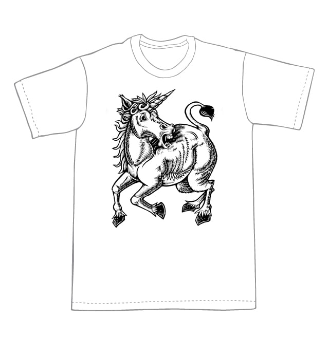 Unicorn T-shirt  (B3) **FREE SHIPPING**