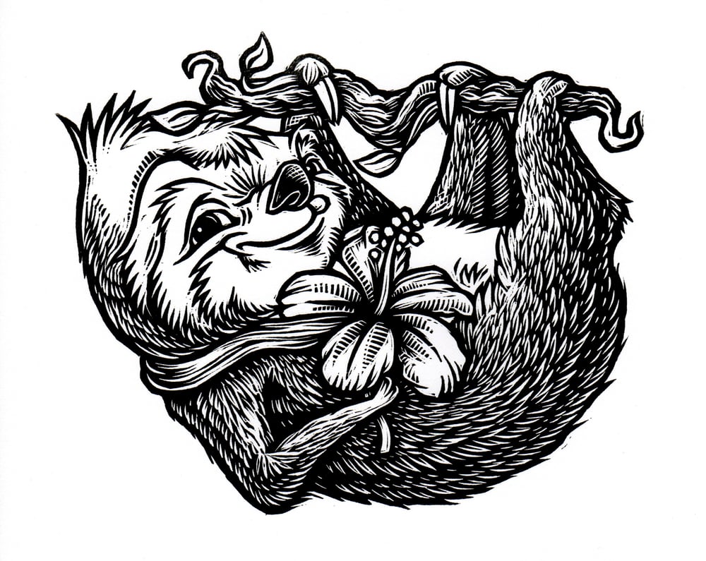 Suave Sloth T-shirt **FREE SHIPPING**