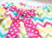 Image of ROCK BOTTOM BLOWOUT SALE - Rabbit Chevron Dress -Sizes 5t and 6t