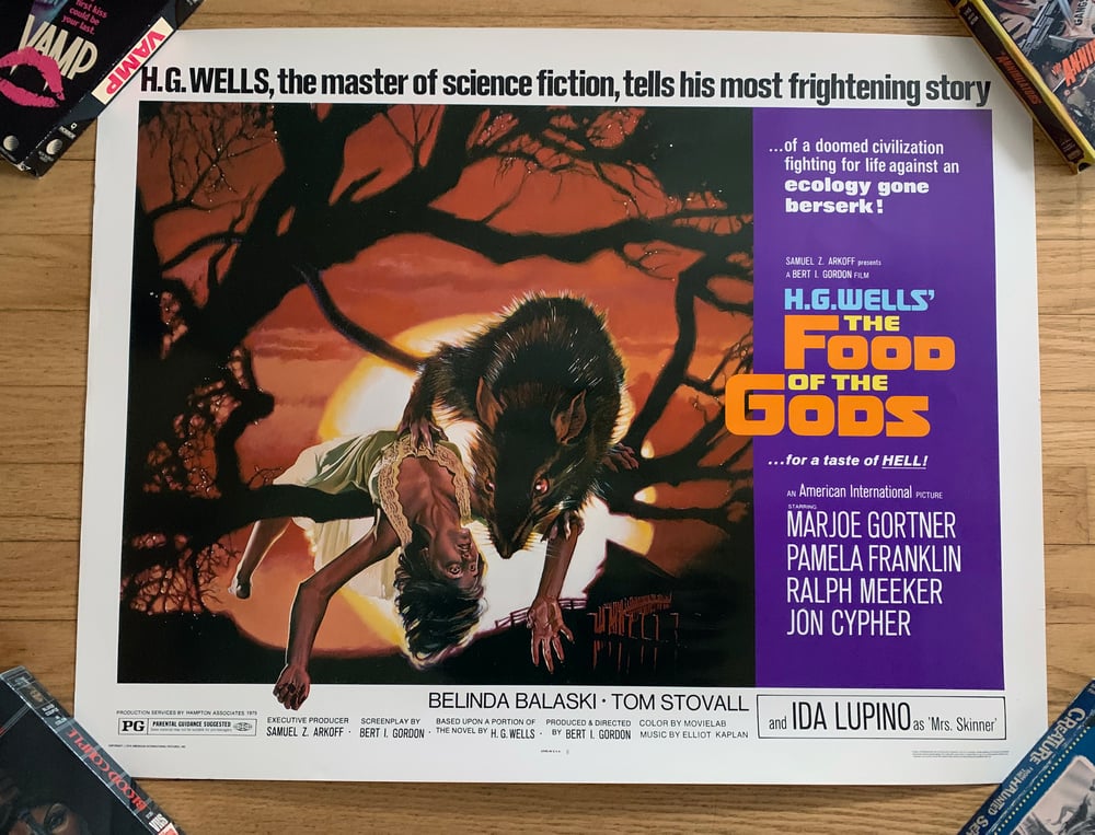 1976 FOOD OF THE GODS Original U.S. Half Sheet Movie Poster