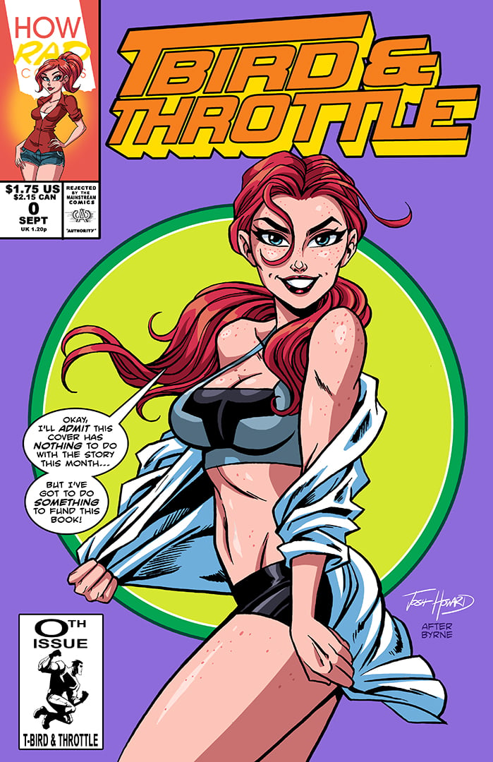  T-Bird & Throttle #0 - Tribute Cover